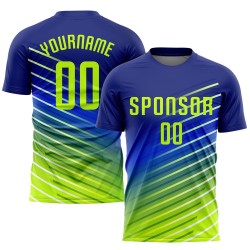 Fußball-Trikot, grün, individuell, Sublimationsuniform, Royal Neon